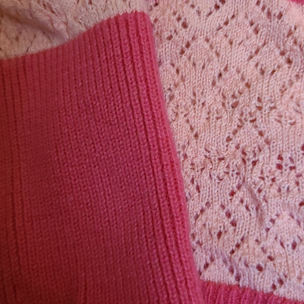 Pink/Salmon Cardigan - Picture 2 of 5